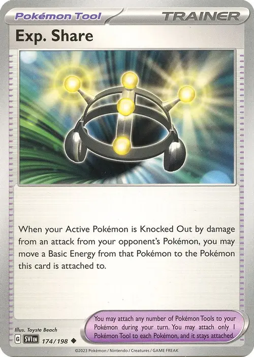 Exp. Share card art
