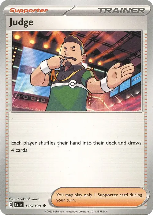 Judge card art