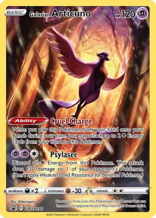 Galarian Articuno - SWSH282 card art