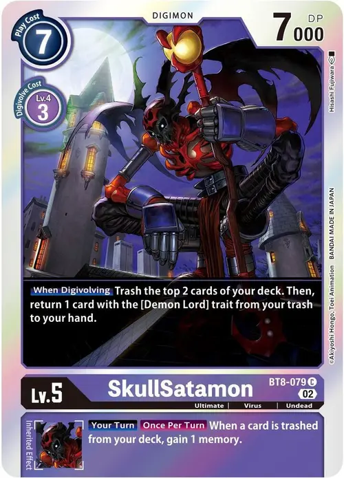 SkullSatamon (Alternate Art) card art