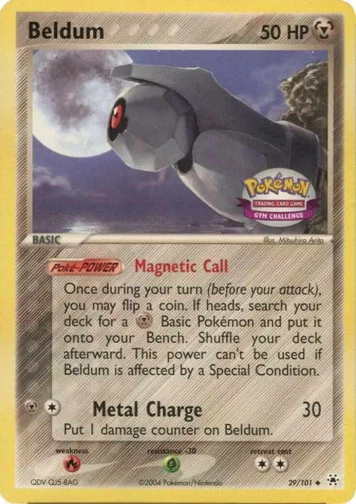 Beldum - 029/101 (Gym Challenge) card art