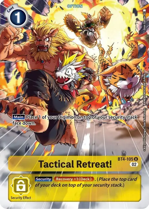 Tactical Retreat! (Alternate Art) card art