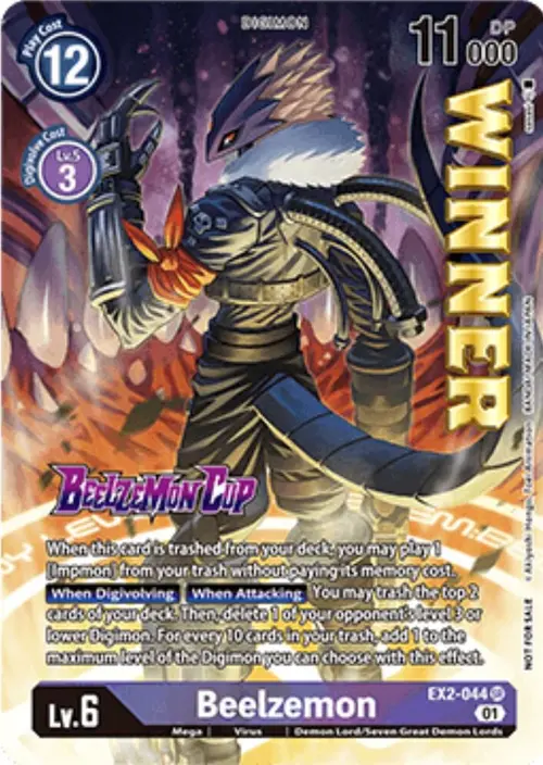 Beelzemon (Beelzemon Cup Winner) card art