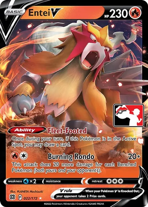 Entei V - 022/172 card art