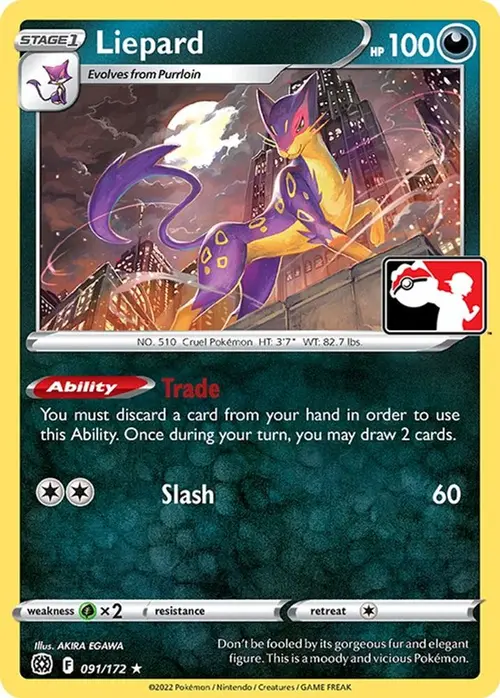 Liepard - 091/172 card art