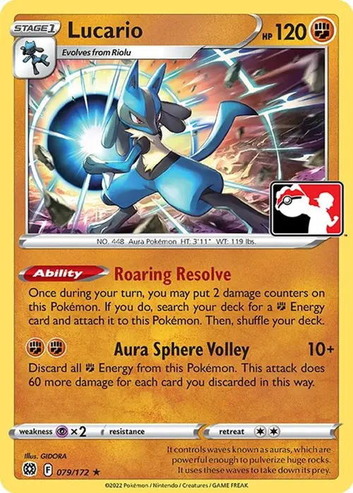 Lucario - 079/172 card art