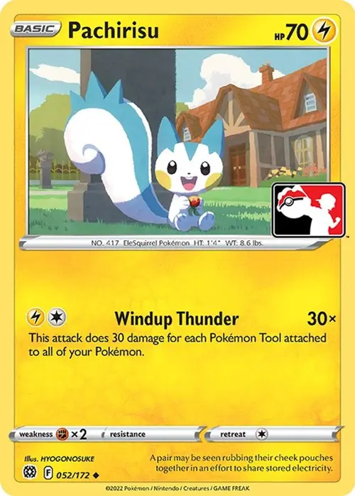 Pachirisu - 052/172 card art