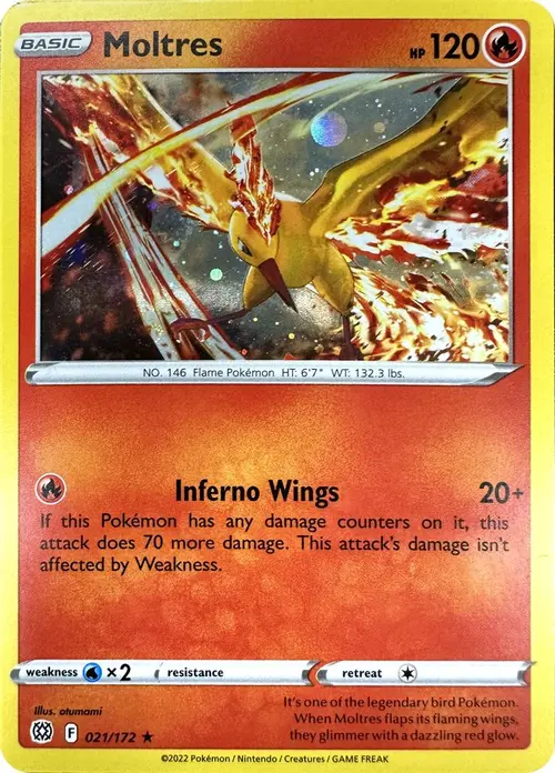 Moltres (Cosmos Holo) card art