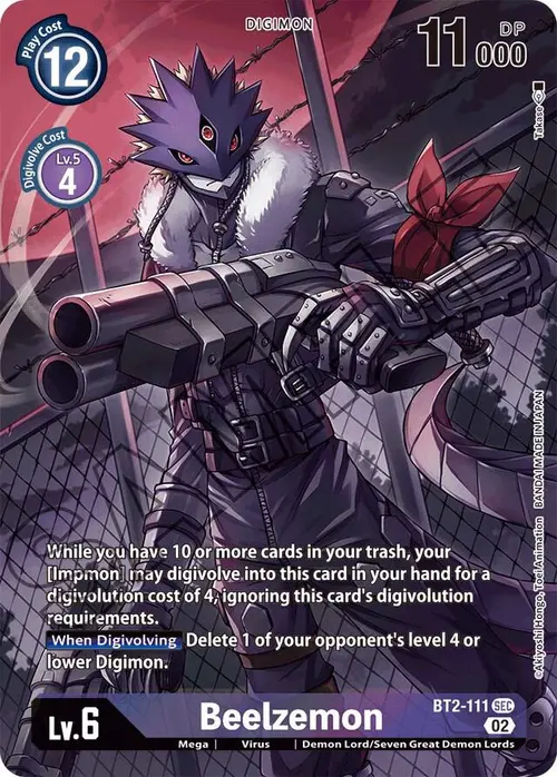 Beelzemon - BT2-111 (Alternate Art) card art