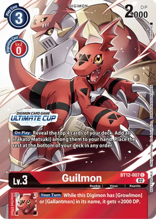 Guilmon (Ultimate Cup) card art