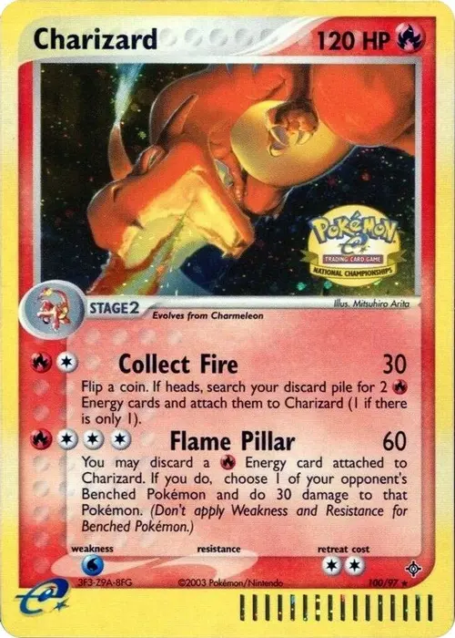 Charizard - 100/97 (National Championships) card art