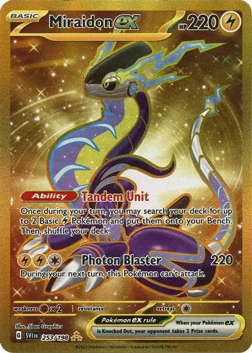 Miraidon ex - 253/198 card art