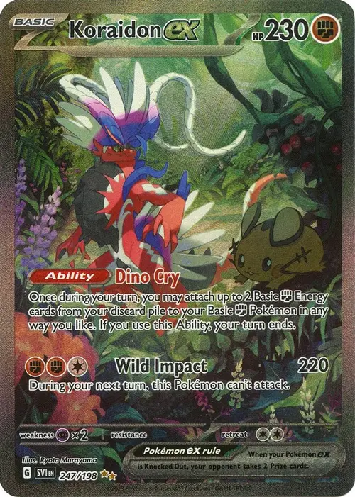 Koraidon ex - 247/198 card art