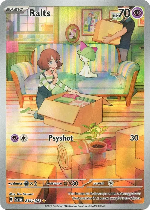 Ralts - 211/198 card art
