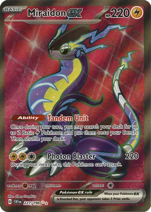 Miraidon ex - 227/198 card art