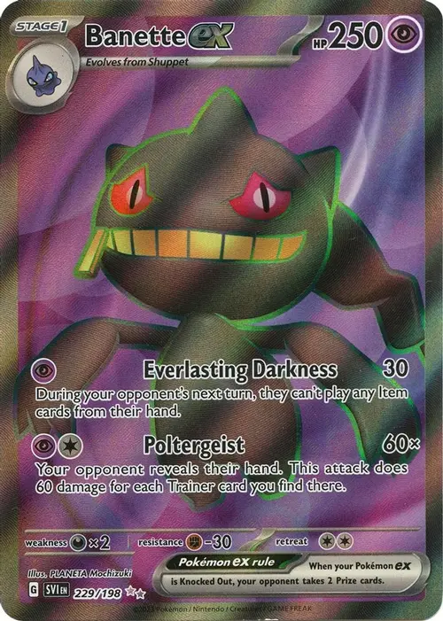 Banette ex - 229/198 card art