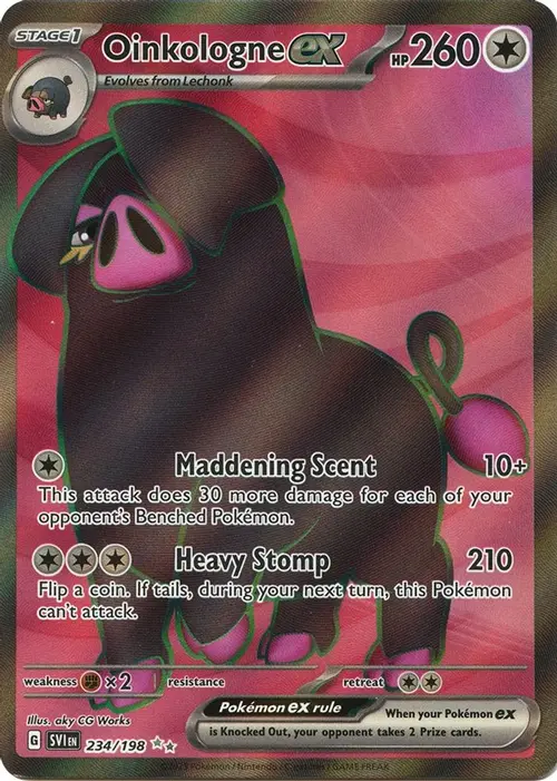 Oinkologne ex - 234/198 card art