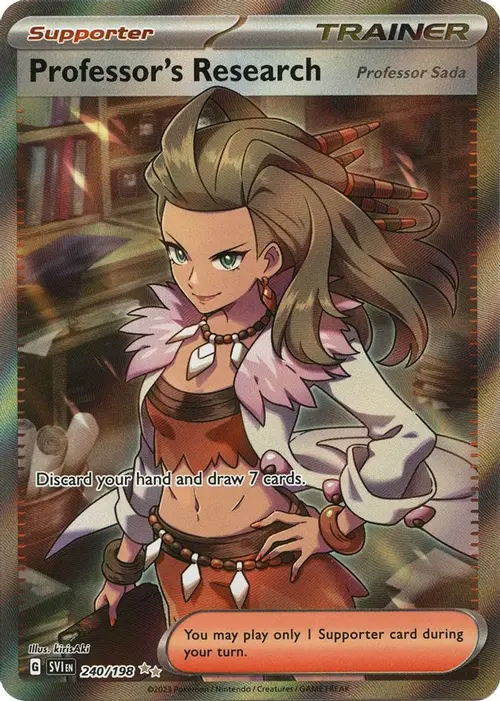 Professor's Research [Professor Sada] - 240/198 card art