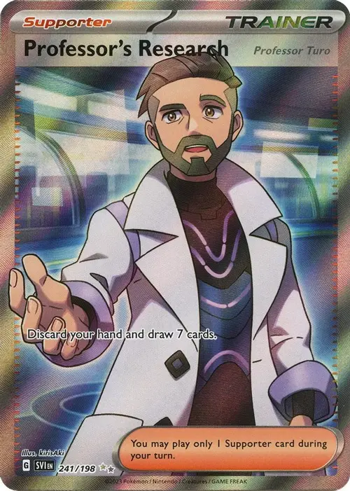 Professor's Research [Professor Turo] - 241/198 card art
