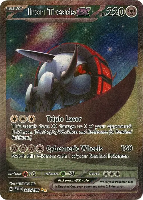 Iron Treads ex - 248/198 card art
