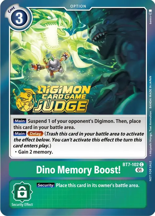 Dino Memory Boost! (Judge Pack 3) card art