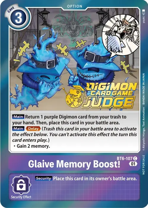 Glaive Memory Boost! (Judge Pack 3) card art
