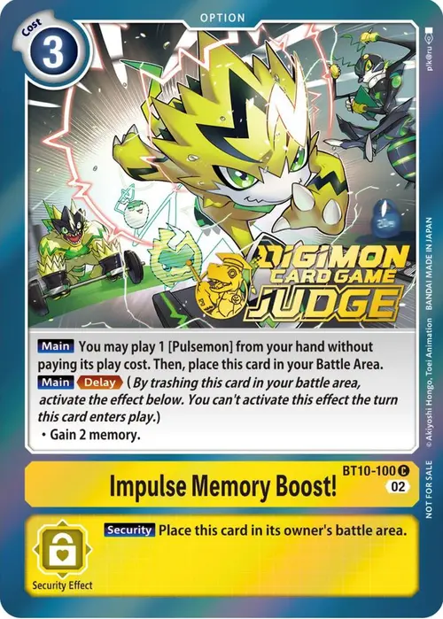 Impulse Memory Boost! (Judge Pack 3) card art