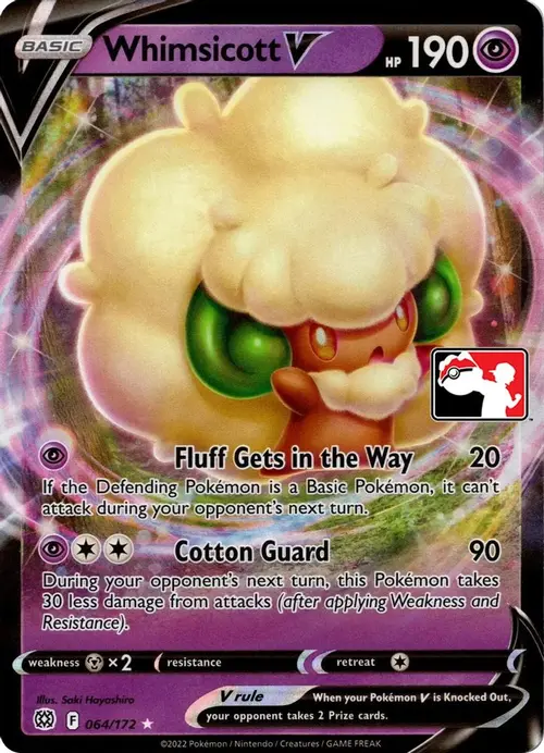 Whimsicott V - 064/172 card art