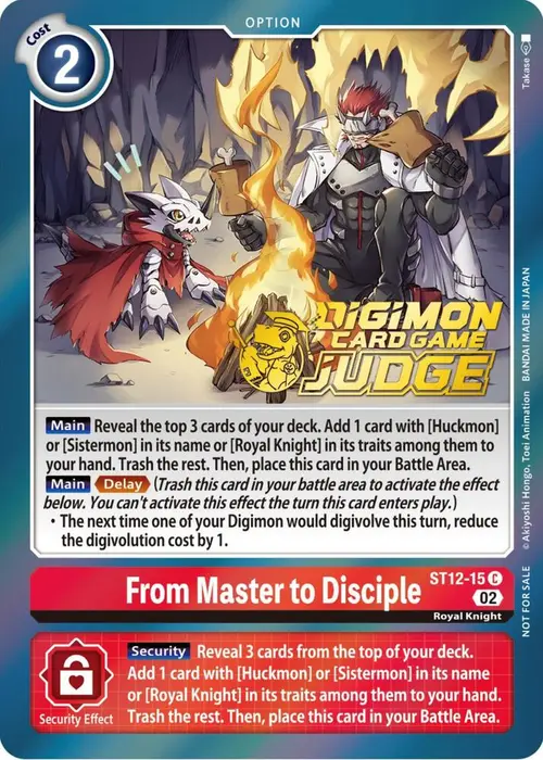 From Master to Disciple (Judge Pack 3) card art