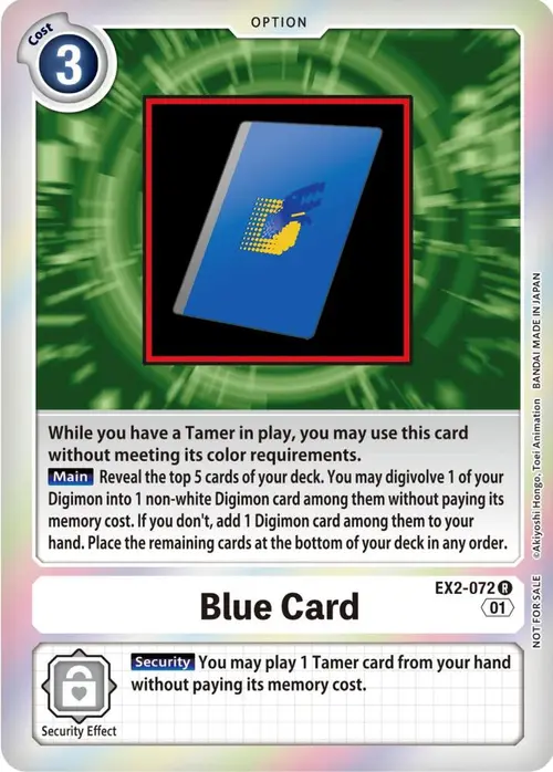 Blue Card (Event Pack 4) card art