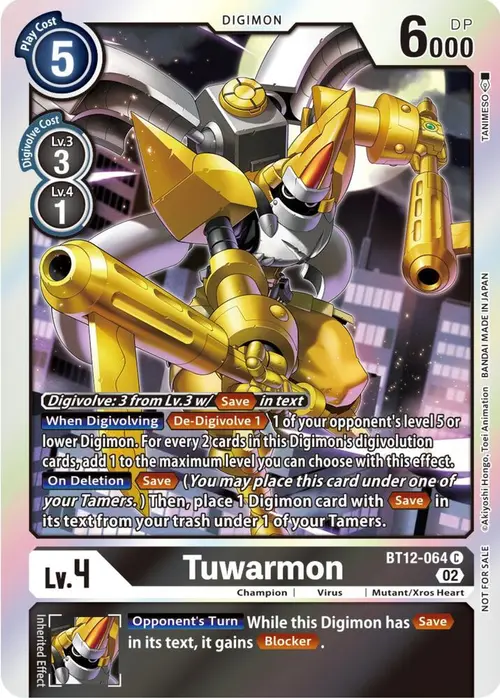 Tuwarmon (Box Topper) card art