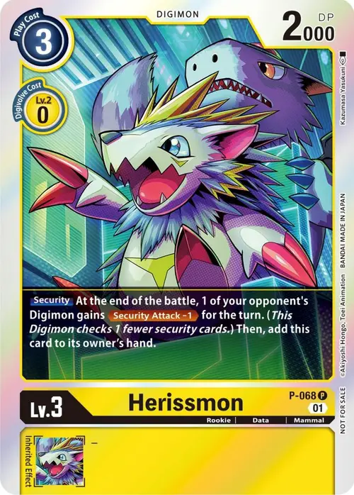 Herissmon - P-068 (Limited Card Pack) card art