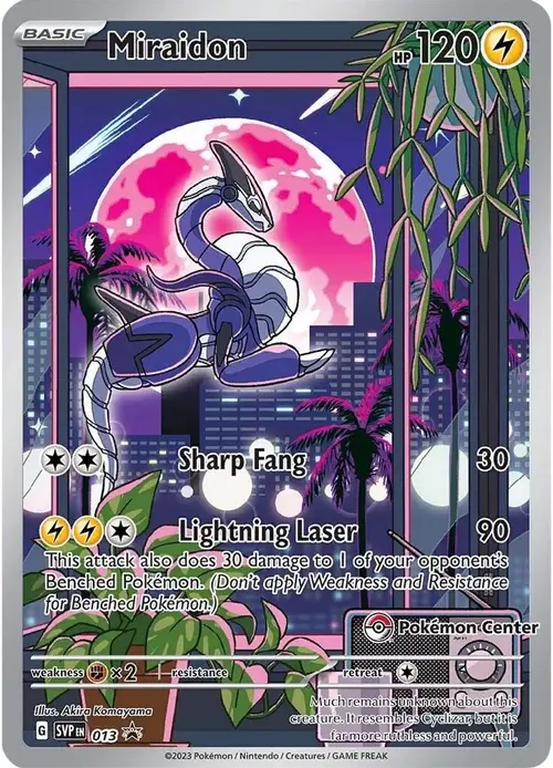 Miraidon - 013 (Pokemon Center Exclusive) card art