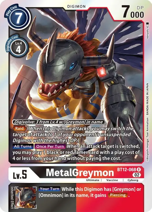 MetalGreymon card art