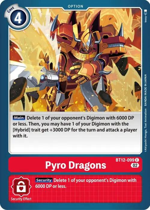 Pyro Dragons card art