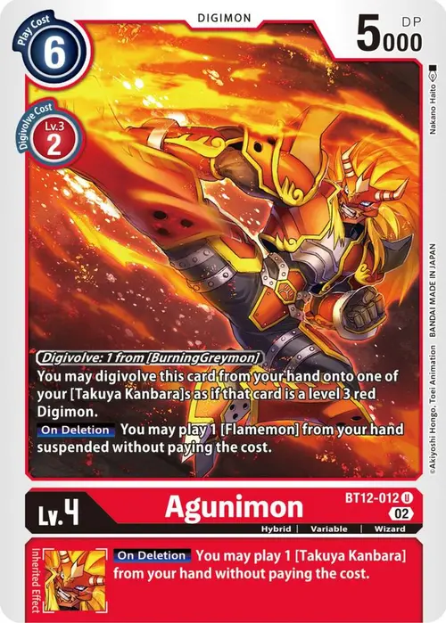 Agunimon card art