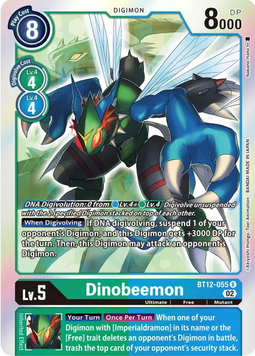 Dinobeemon card art