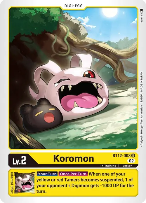 Koromon card art