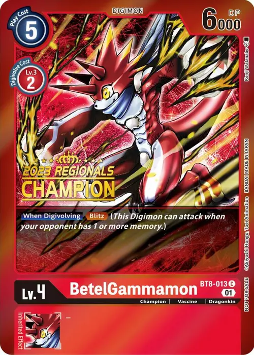 BetelGammamon (2023 Regionals Champion) card art