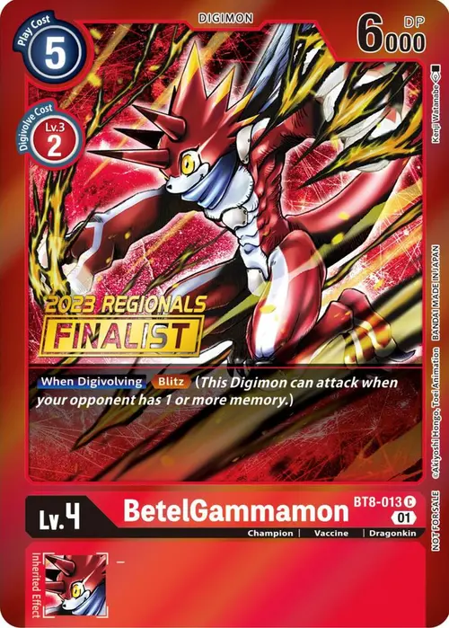 BetelGammamon (2023 Regionals Finalist) card art