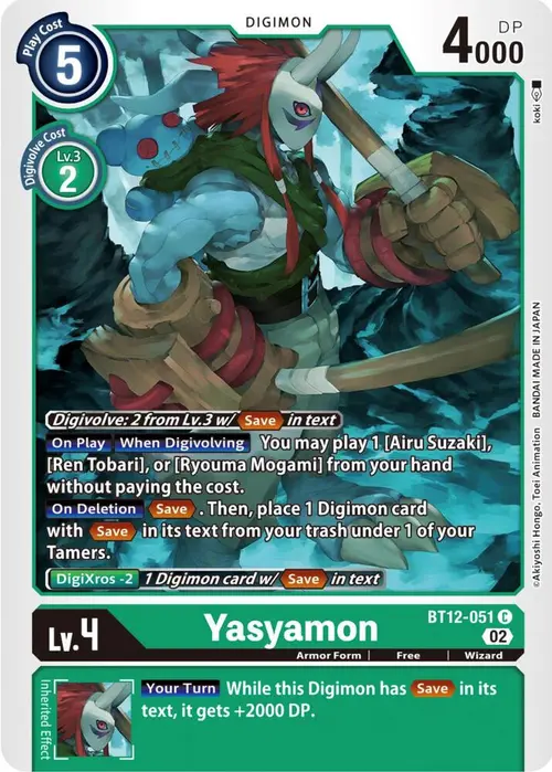 Yasyamon card art