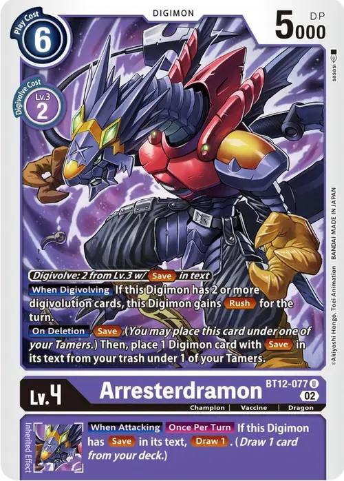 Arresterdramon card art