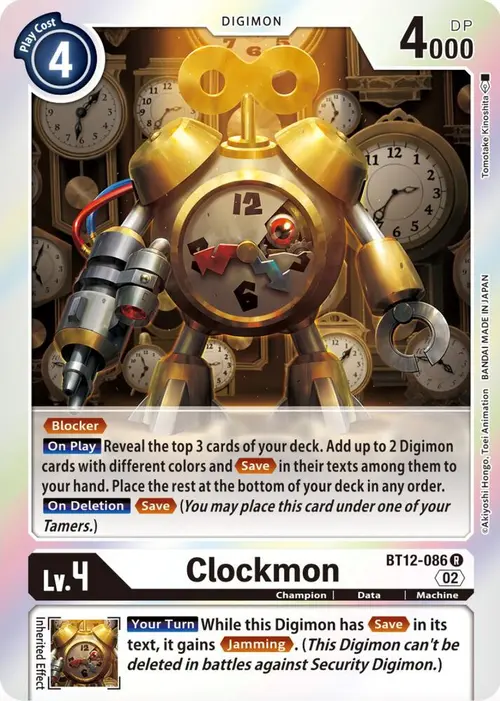 Clockmon card art