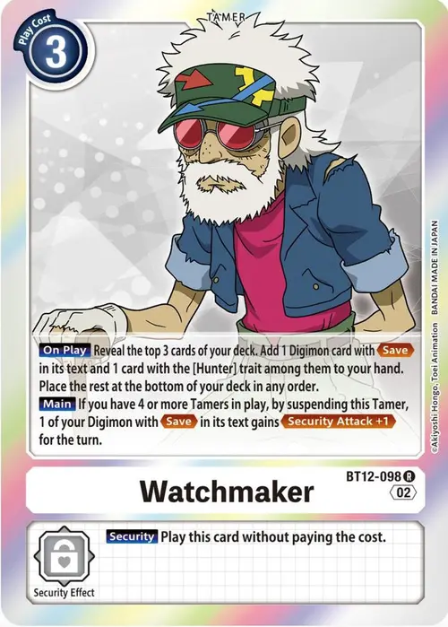 Watchmaker card art