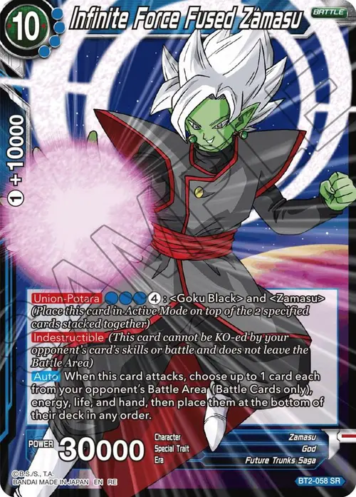 Infinite Force Fused Zamasu (Reprint) card art