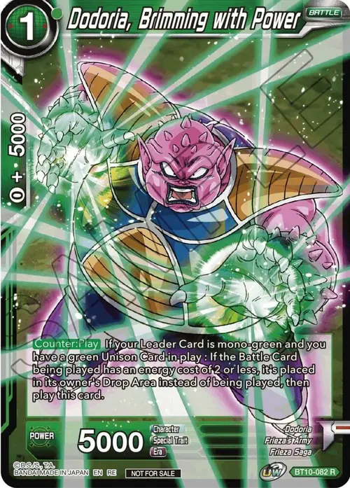 Dodoria, Brimming with Power (Championship Selection Pack 2023 Vol.1) card art