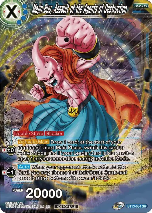 Majin Buu, Assault of the Agents of Destruction (Championship Selection Pack 2023 Vol.1) card art