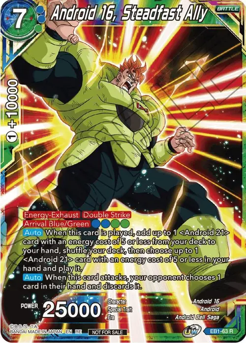 Android 16, Steadfast Ally (Championship Selection Pack 2023 Vol.1) card art