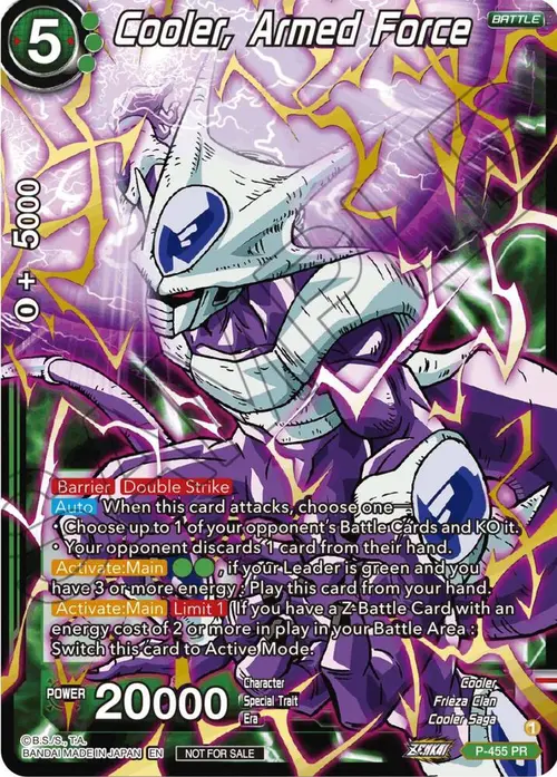 Cooler, Armed Force (Championship Selection Pack 2023 Vol.1) (Gold Stamped) card art