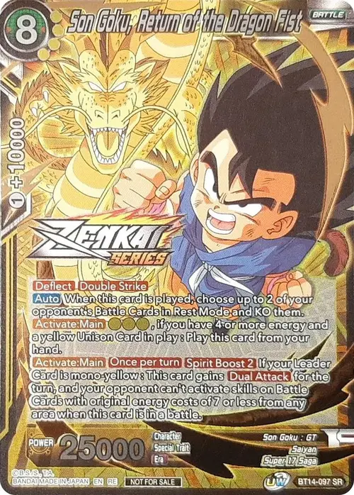 Son Goku, Return of the Dragon Fist (Event Pack 11) card art